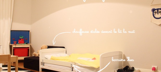 Le lit « de grand », seconde étape. Le lit « de grand », seconde étape.